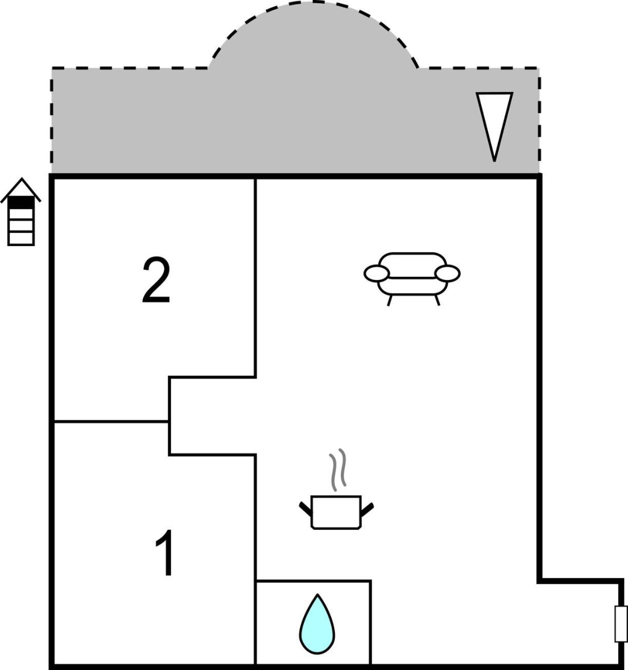 Stunning Apartment In Brela With Wifi Экстерьер фото